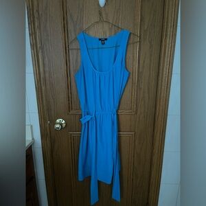 Jacob Bright Blue Sleeveless Mini Dress
